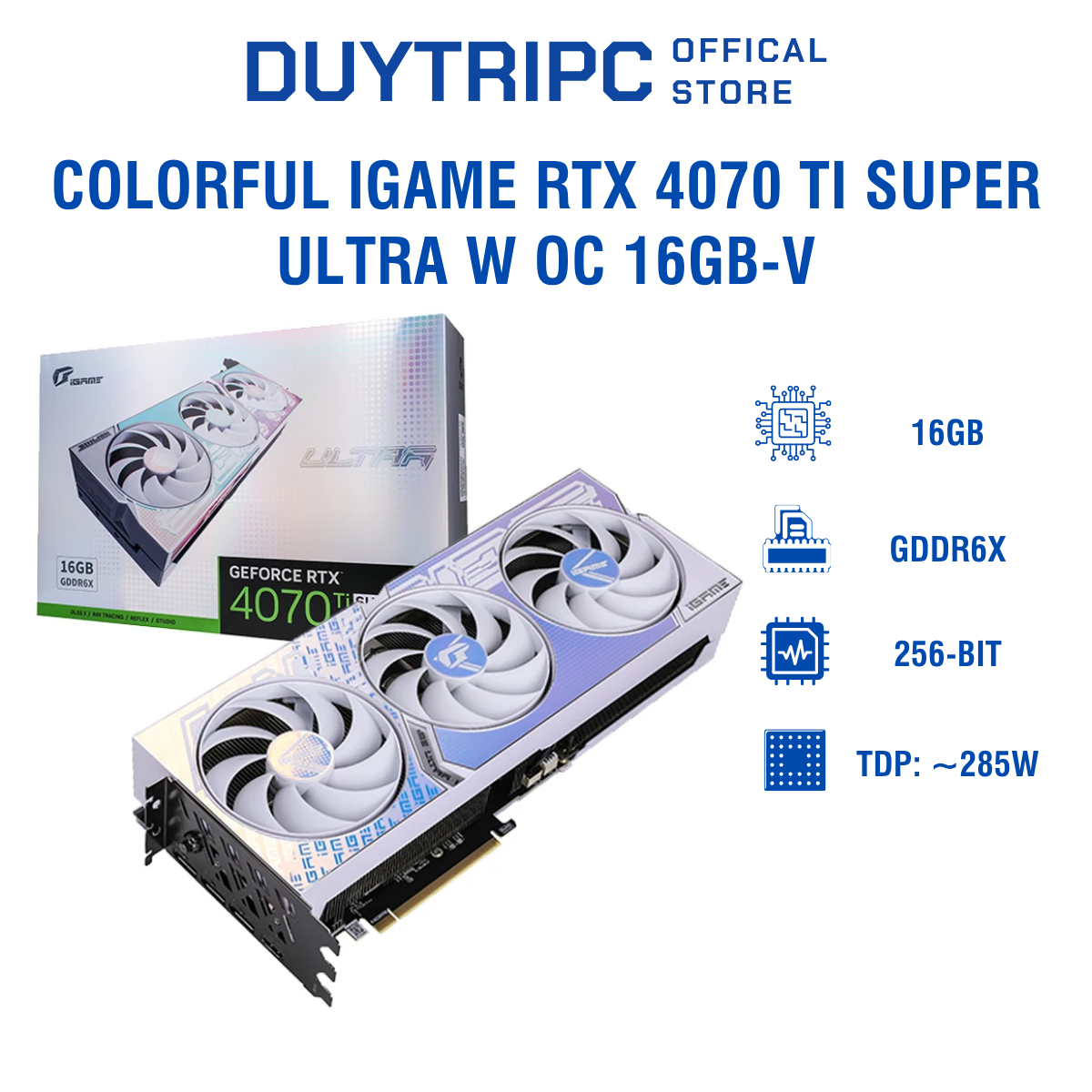 COLORFUL iGAME RTX 4070 Ti SUPER ULTRA W OC 16GB-V